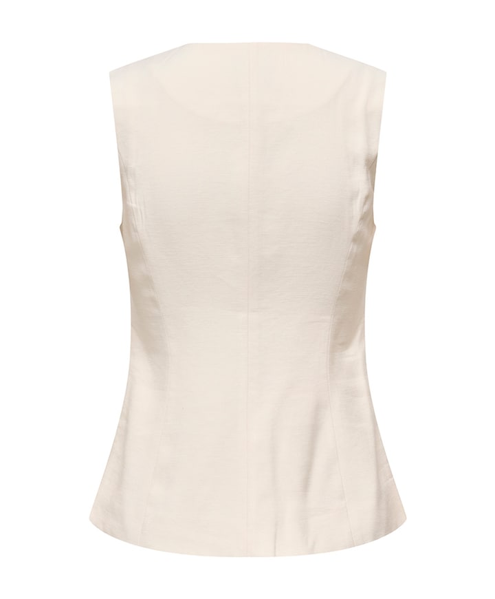 Dames gilet ecru