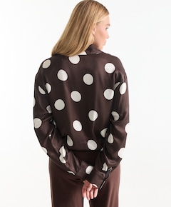 Dames blouse bruin