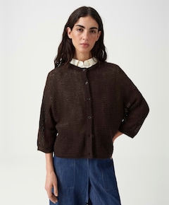 Dames vest bruin