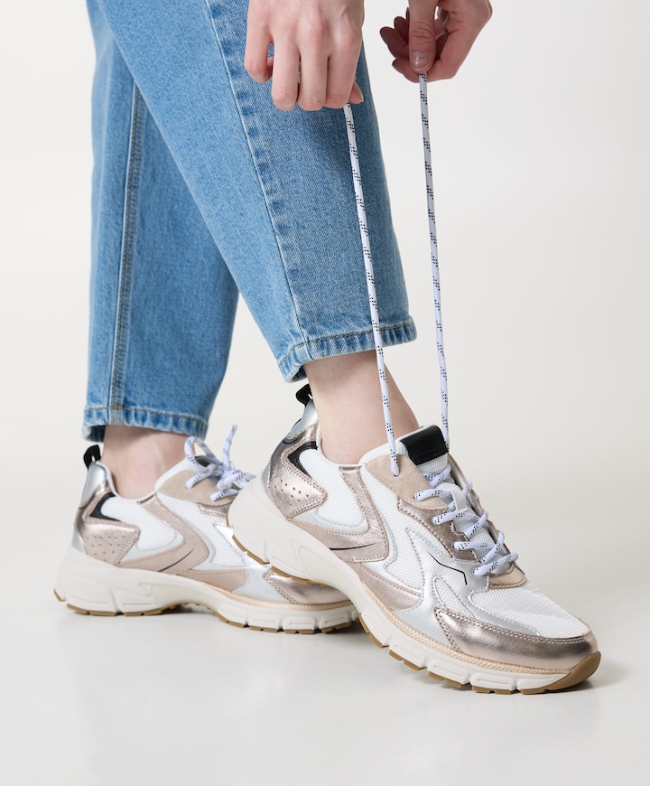 dames sneakers beige