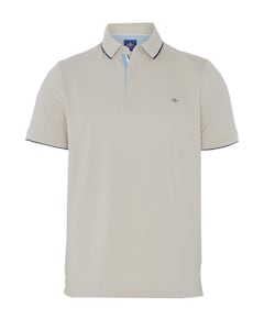 Heren polo beige
