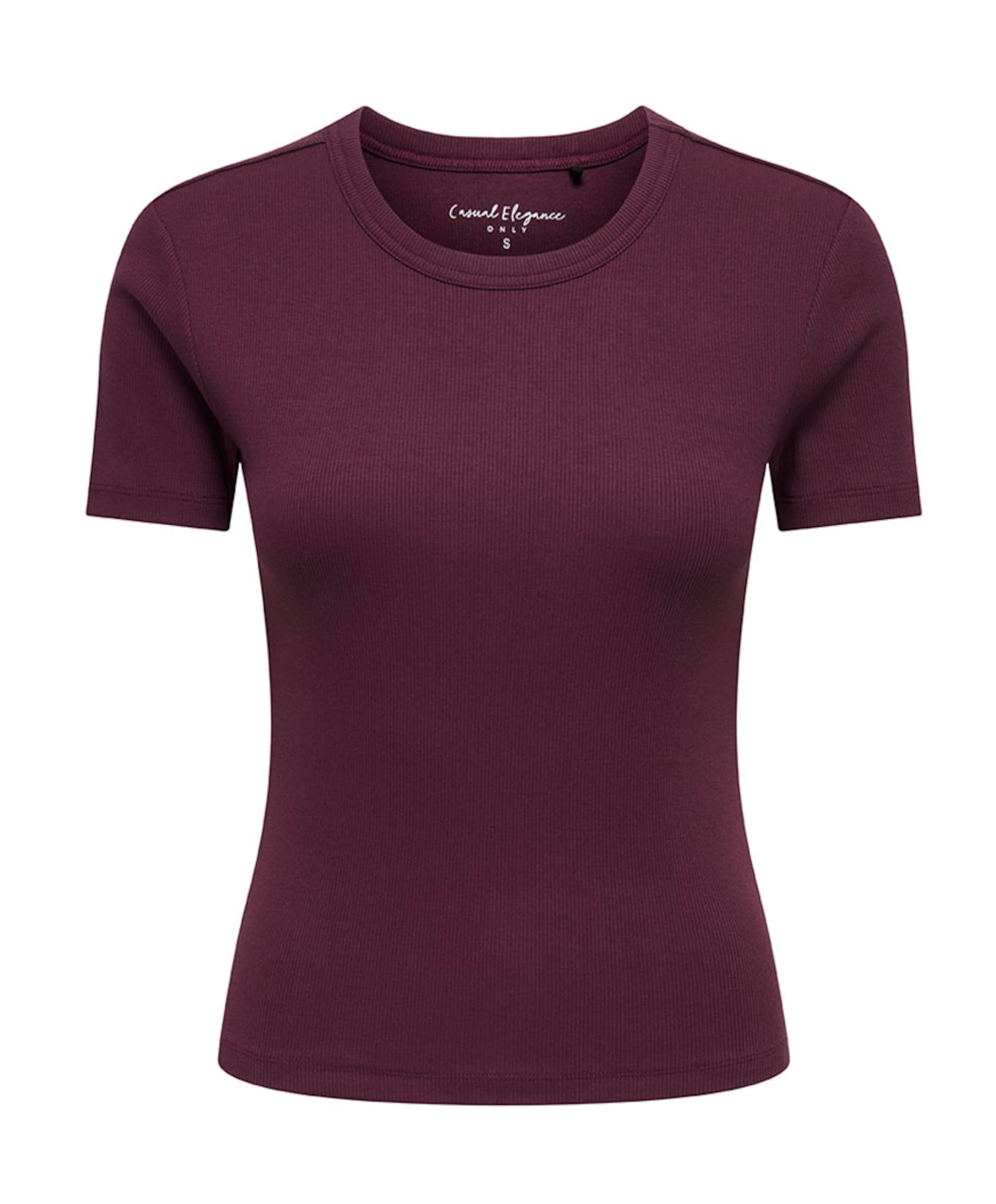 Dames T-shirt bordeaux