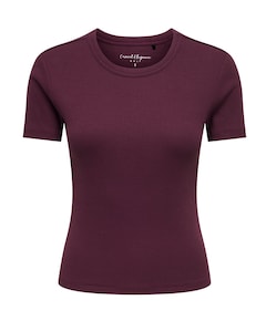 Dames T-shirt bordeaux