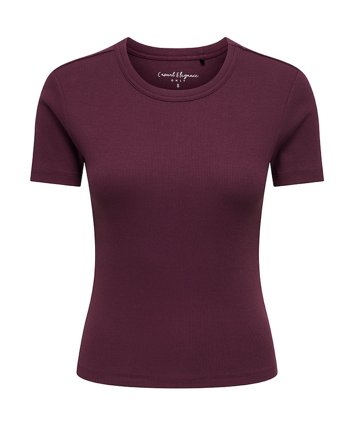 Dames T-shirt bordeaux