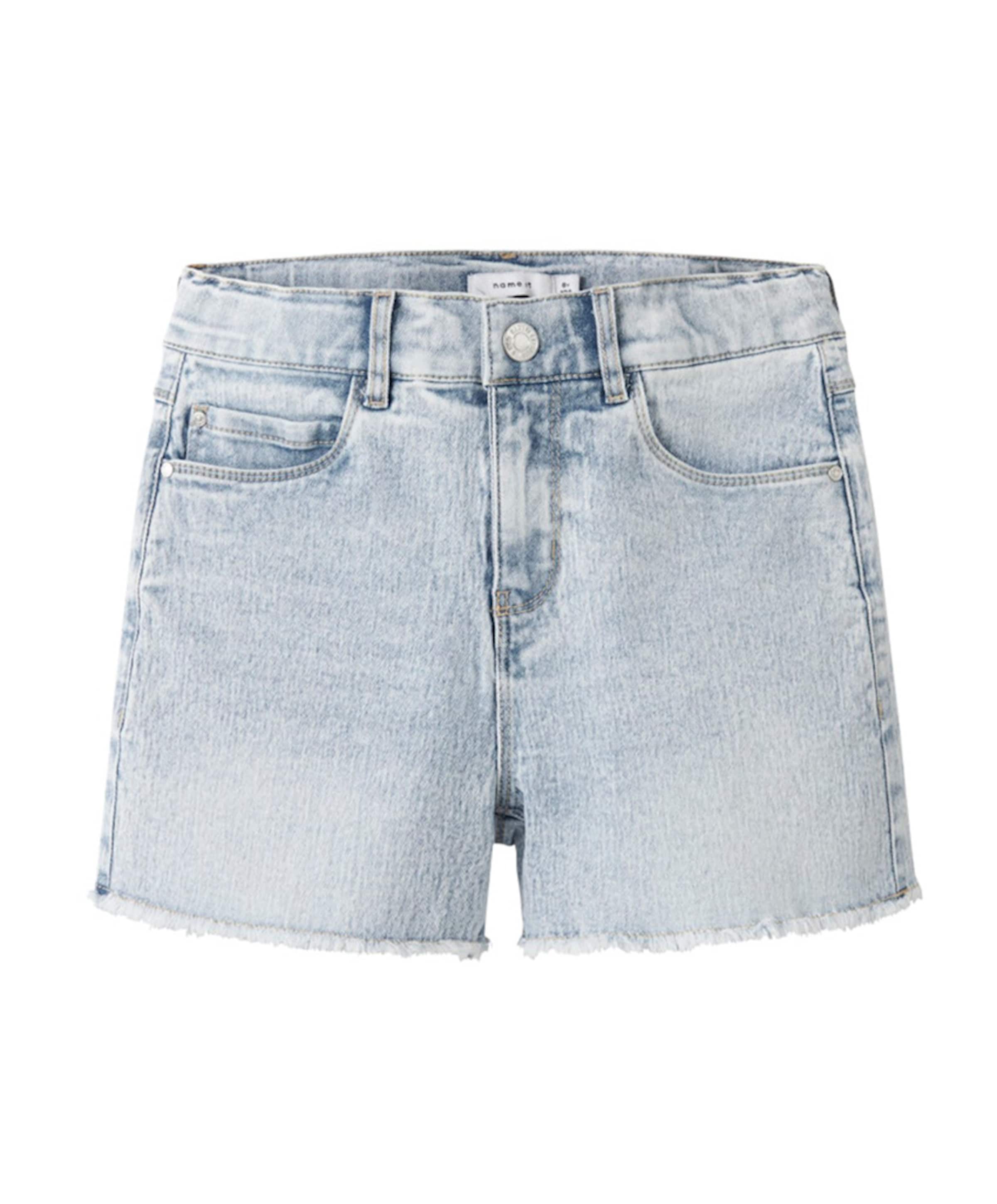 NKFROSE HW MOM  DNM 8222-YA meisjes korte broek blauw