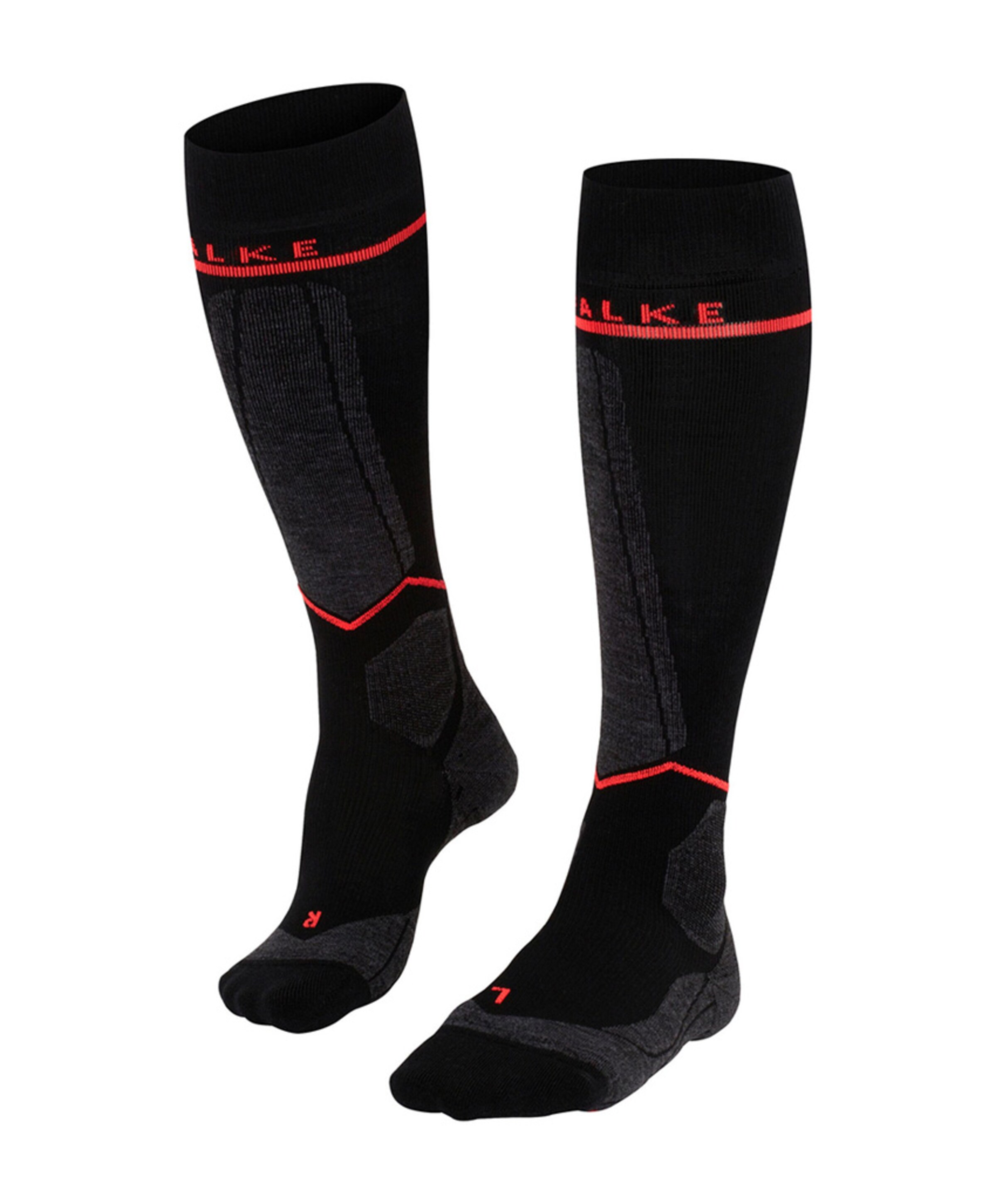 Skisokken zwart