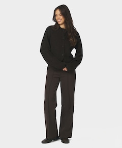 Dames vest bruin