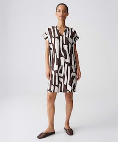 Dames jurk bruin