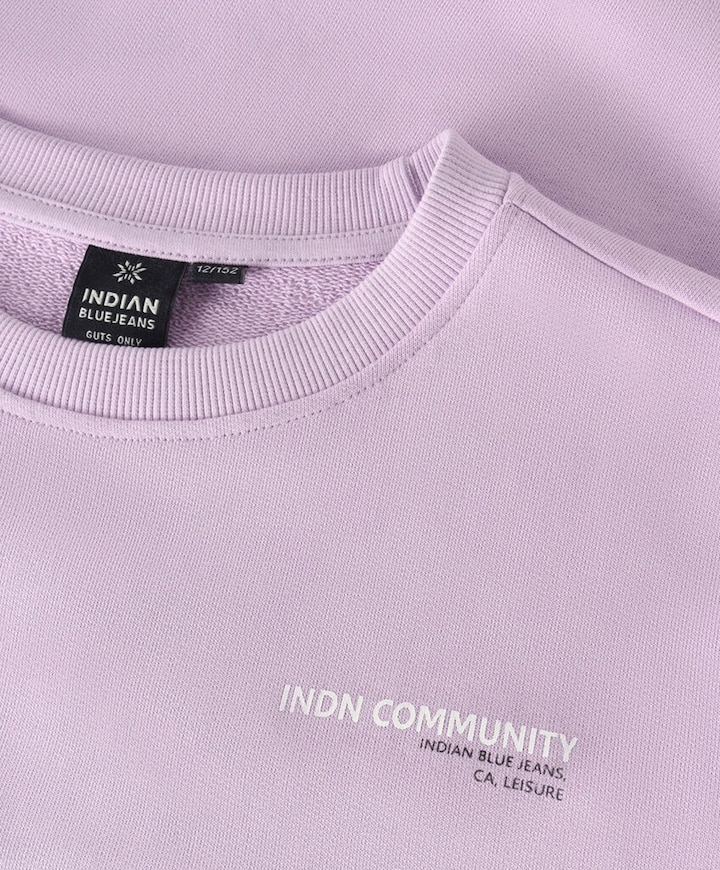 Jongens sweater paars