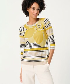 Dames longsleeve geel