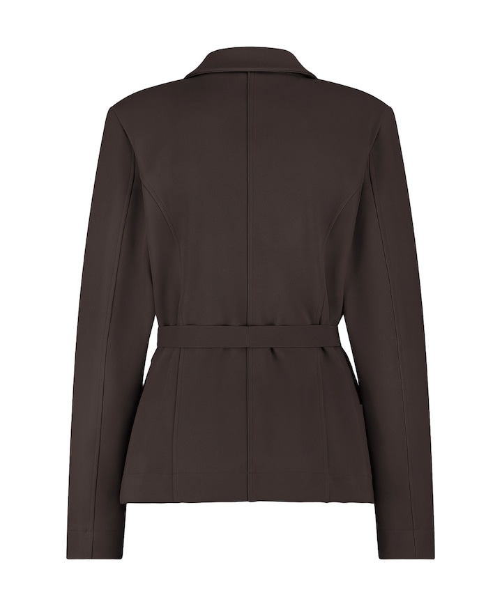 Dames blazer bruin