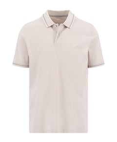 Heren polo beige