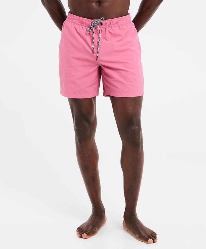 Heren zwemshort roze