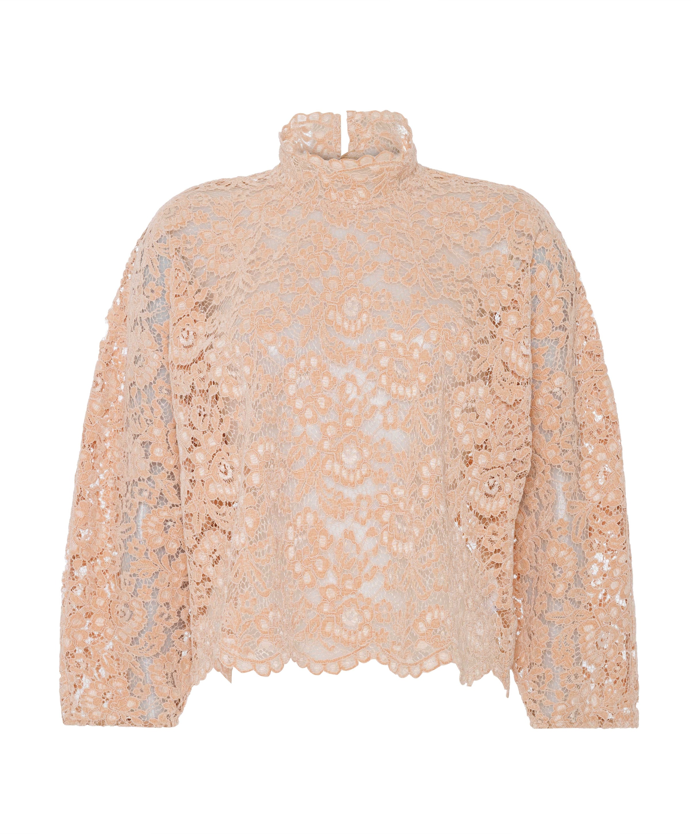 Dames top beige
