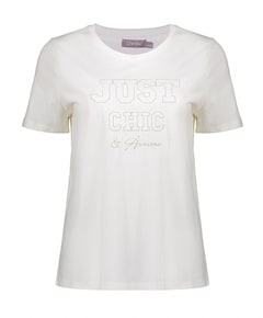 Dames T-shirt ecru
