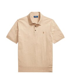 Heren polo beige