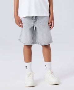 NKMRYAN REG L DNM 6750-DM NO jongens korte broek grijs