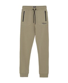 Jogpant Zip jongens broek beige
