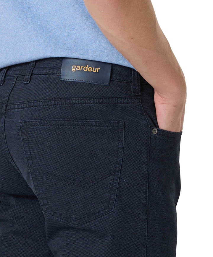 5-Pocket Modern Fit heren broek blauw