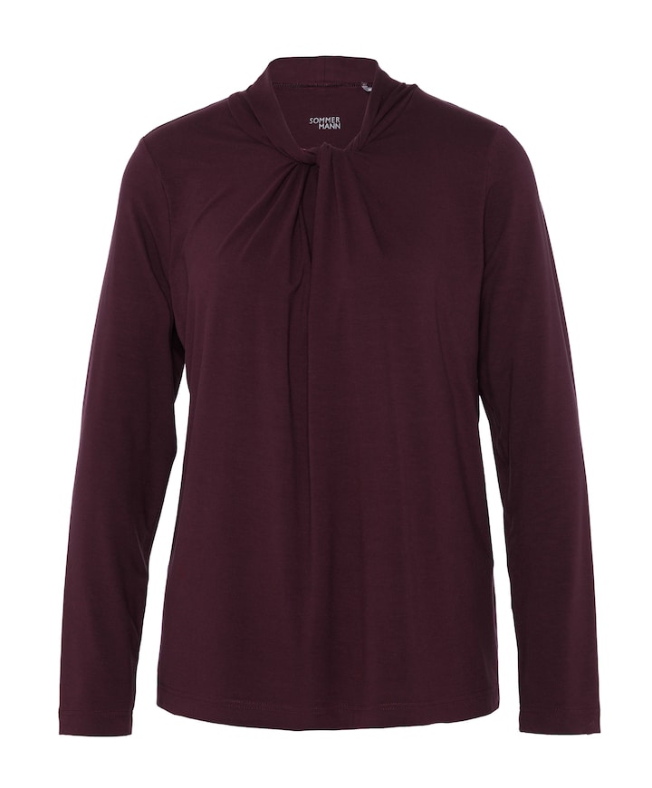 Dames longsleeve bordeaux