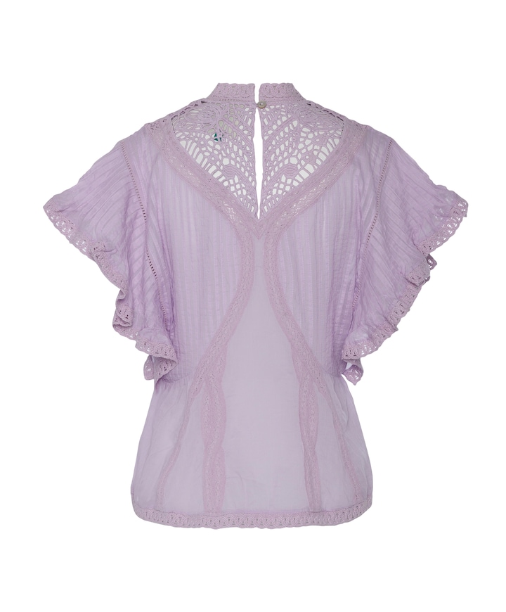 Dames blouse paars