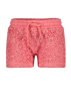 crochetdetail meisjes korte broek roze