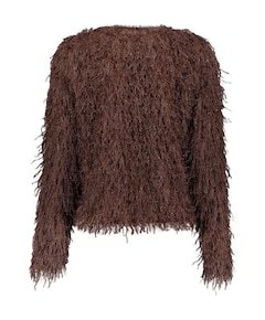 Dames vest bruin