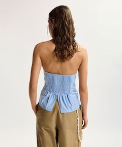 Dames top blauw