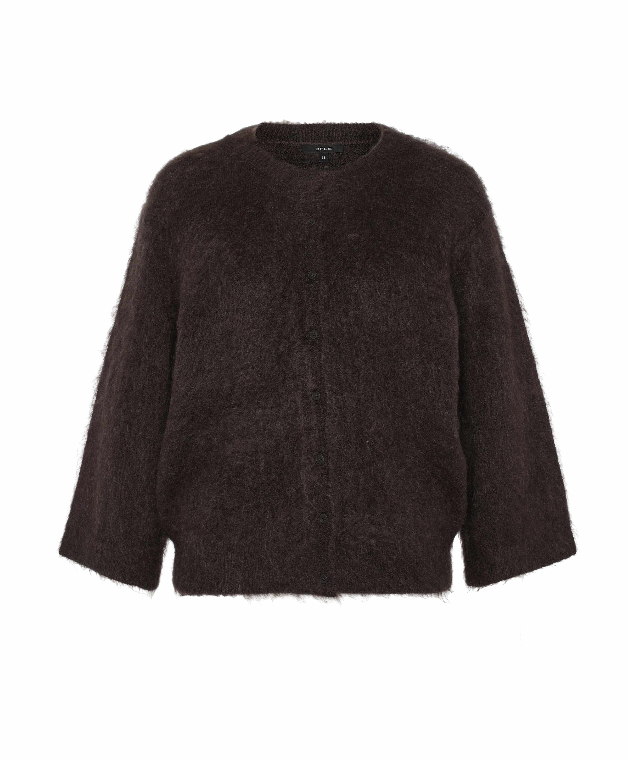 Dames vest bruin