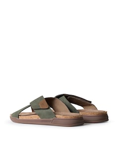 heren sandalen groen
