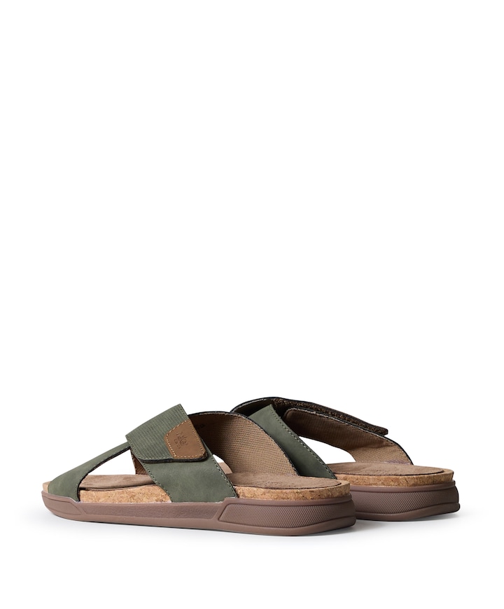 heren sandalen groen
