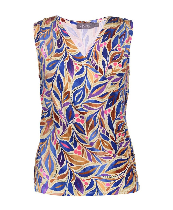 Dames blouse blauw