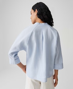 Dames blouse blauw