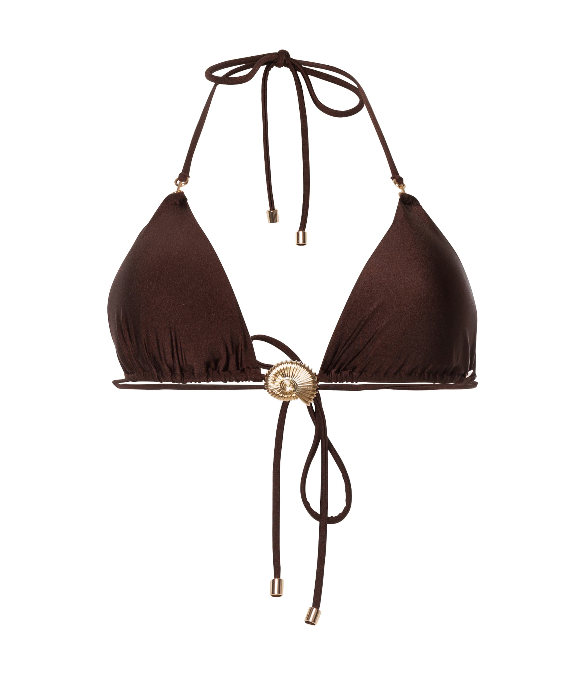 Dames bikinitop bruin