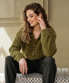 Dames vest groen