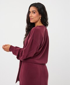 Dames sweater bordeaux