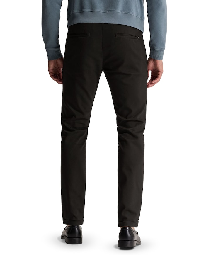 CYLAS TAPERED CHINO MEGDA POWER heren broek zwart