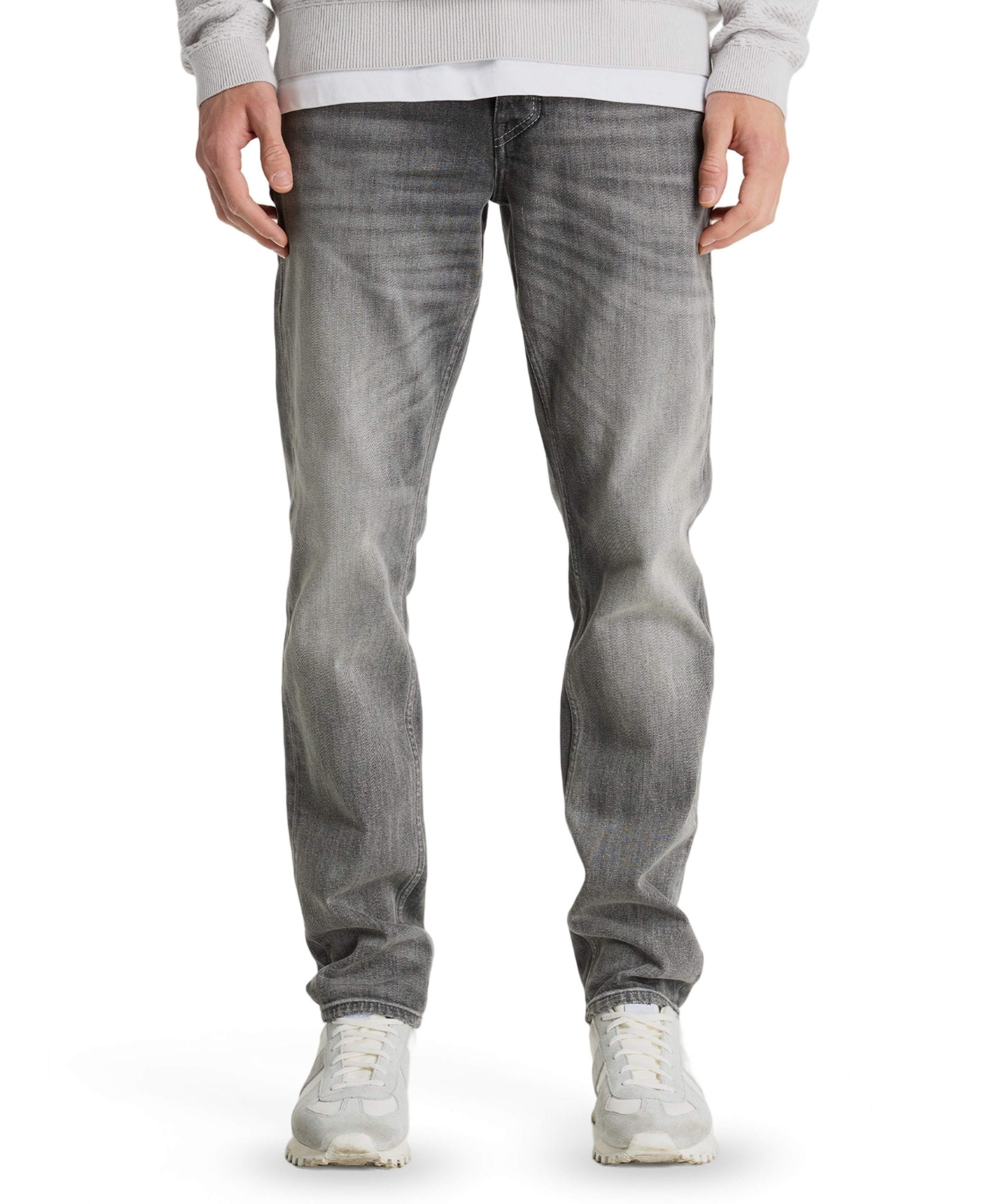 EVAN RUSH heren jeans grijs
