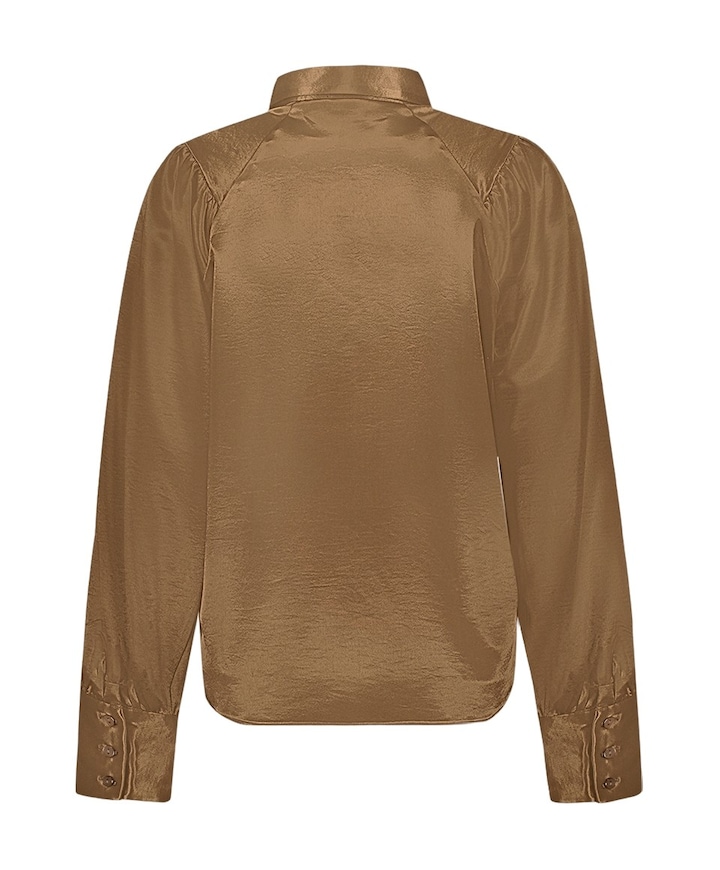Dames blouse bruin
