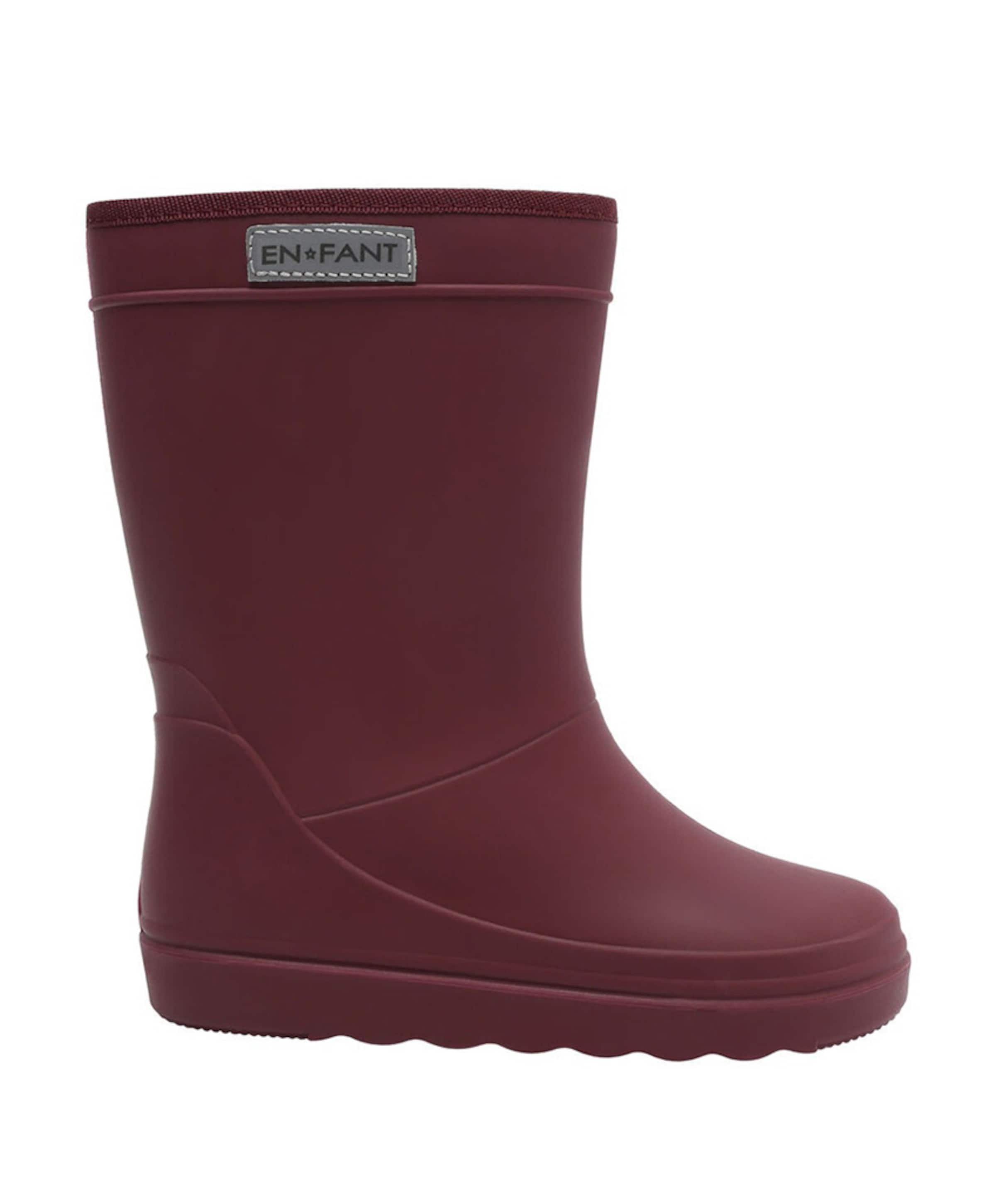 Thermo Boots Solid uniseks regenlaarzen  bordeaux