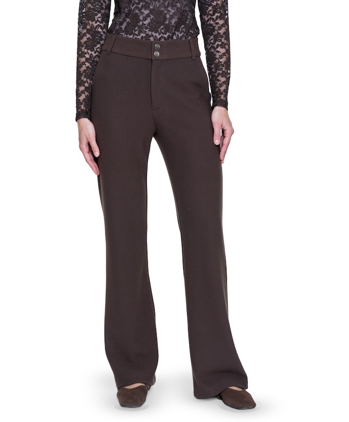 Comfy dames broek bruin