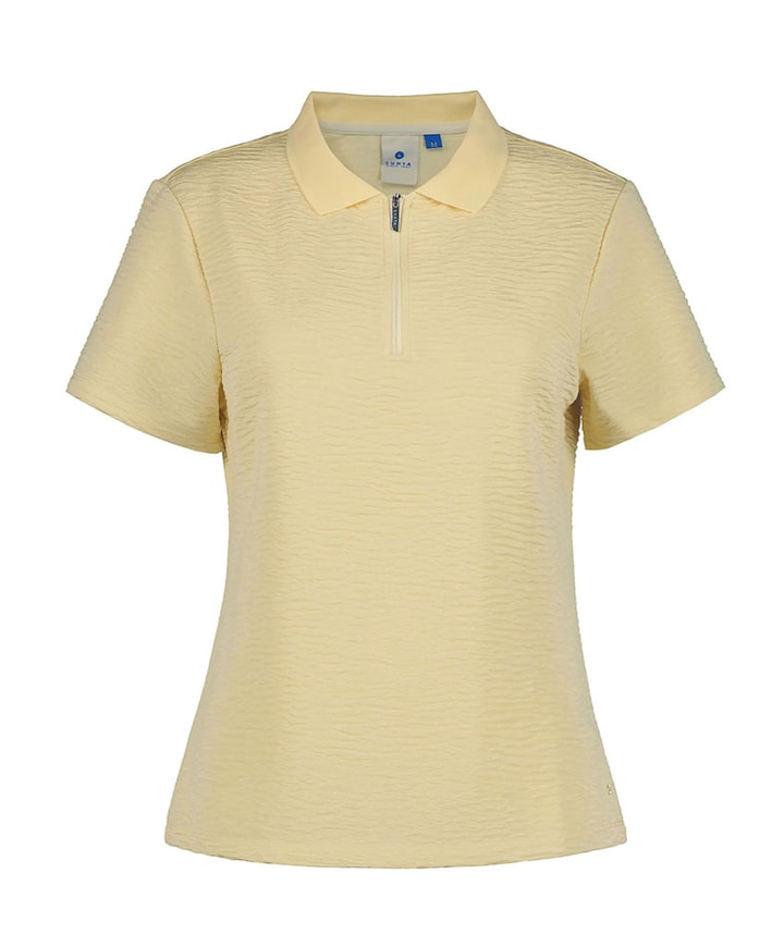 Dames polo geel