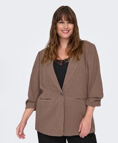 Dames blazer bruin