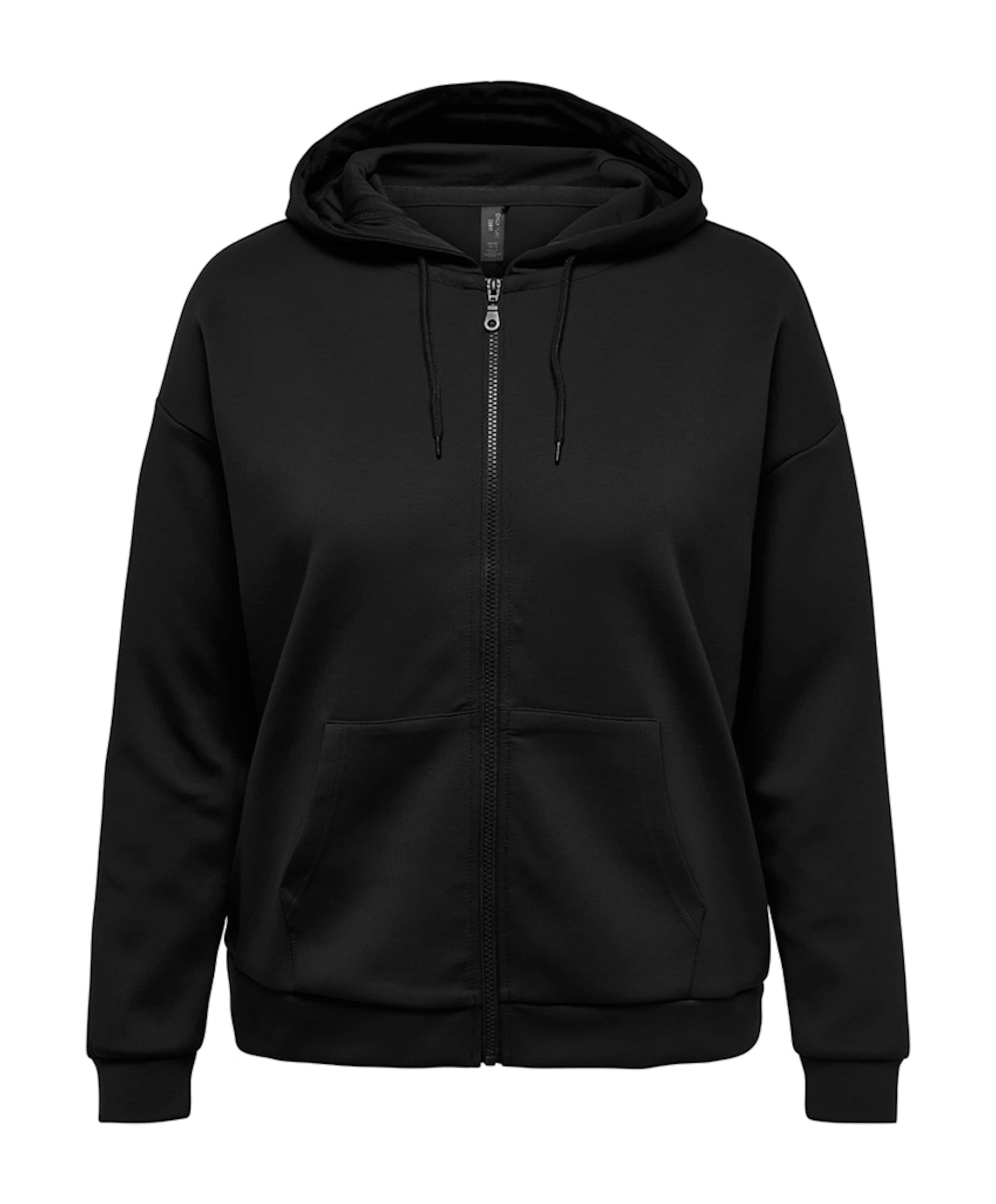 Plussize sweater zwart