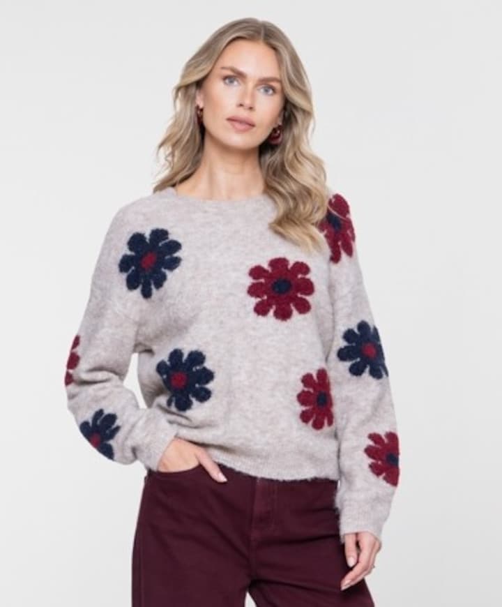 Dames trui beige