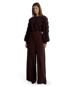 NORE BUTTONS RPES 345 dames broek bordeaux