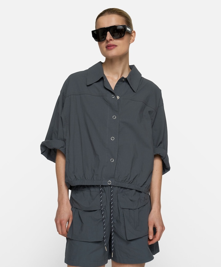 Dames blouse grijs