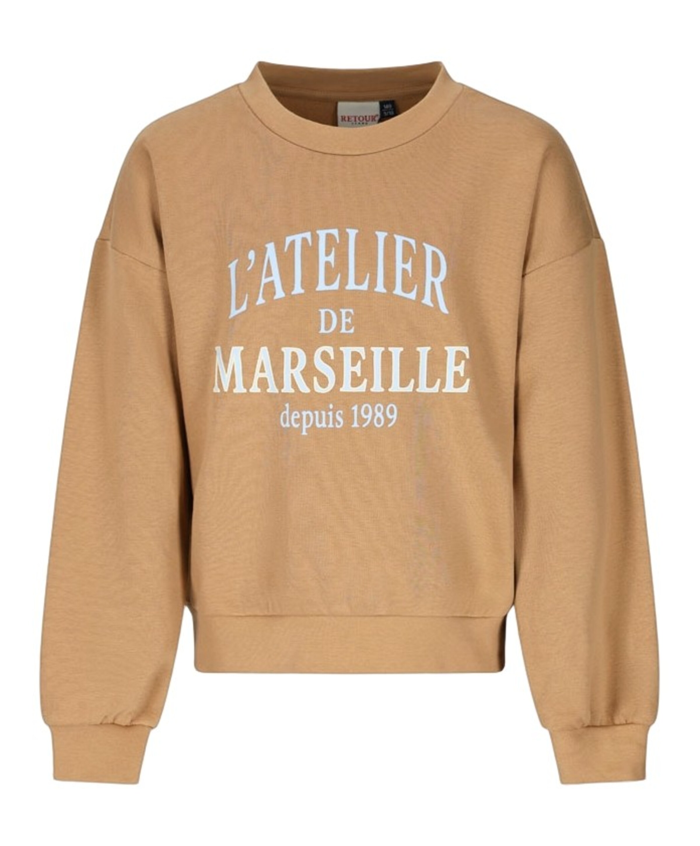 Meisjes sweater beige