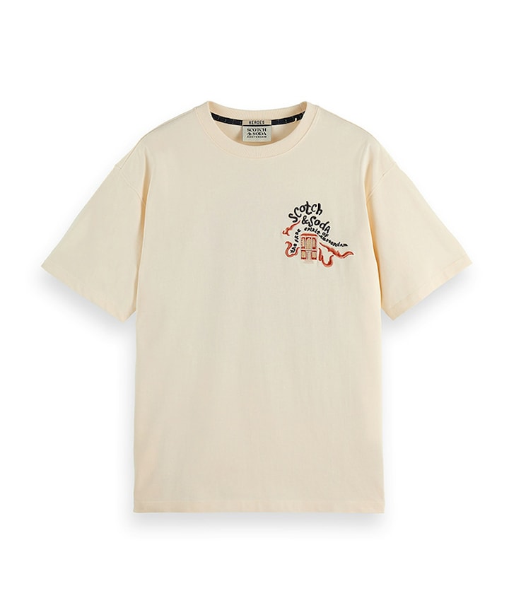 Heren t-shirt beige