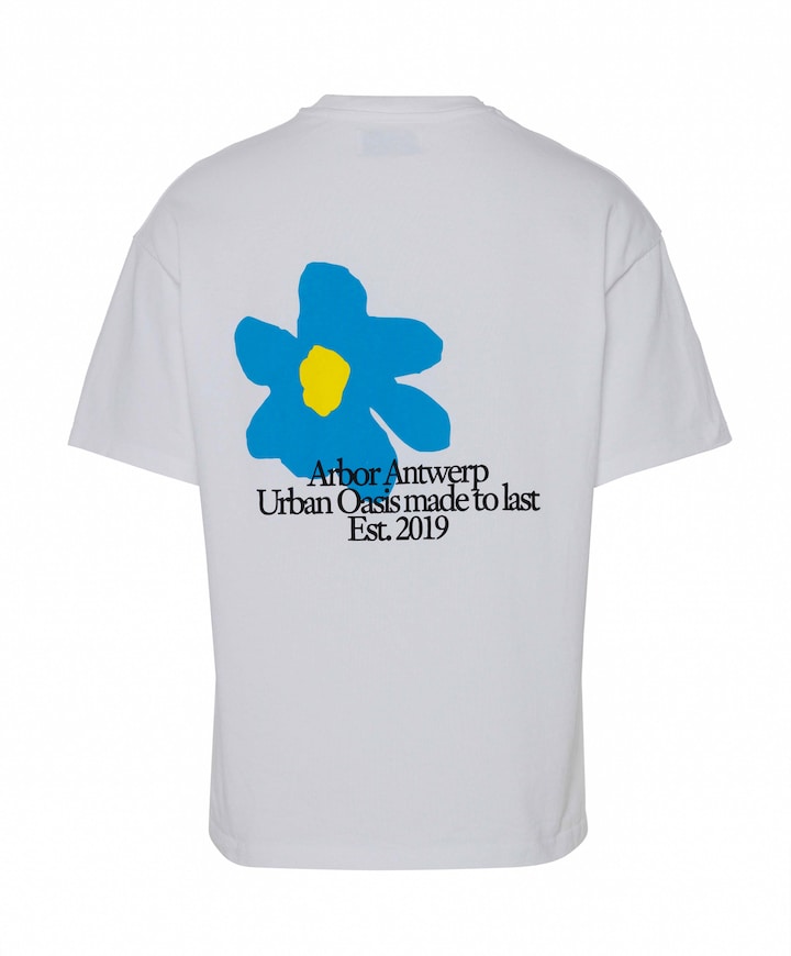 Heren t-shirt blauw